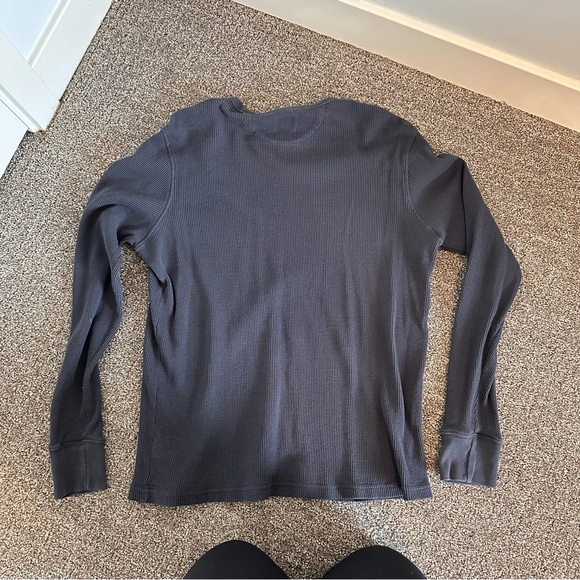 Mens Faherty Surplus Waffle Crew Pullover - Picture 3 of 4